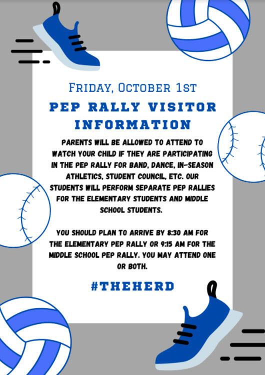 Pep Rally Information