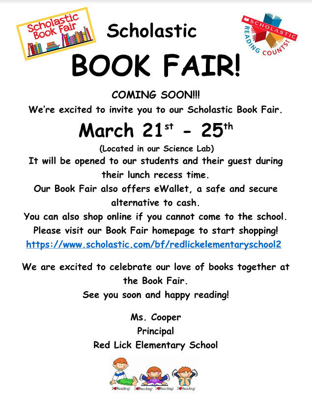 Scholastic Book Fair Info - Brandon High School